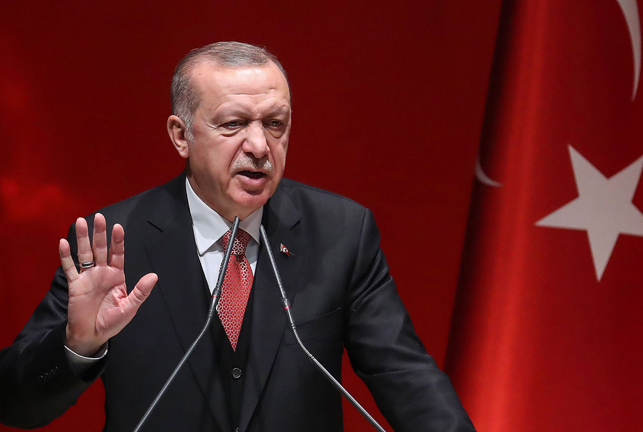 El presidente de Turquía, Tayyip Erdogann anunció esta mañana