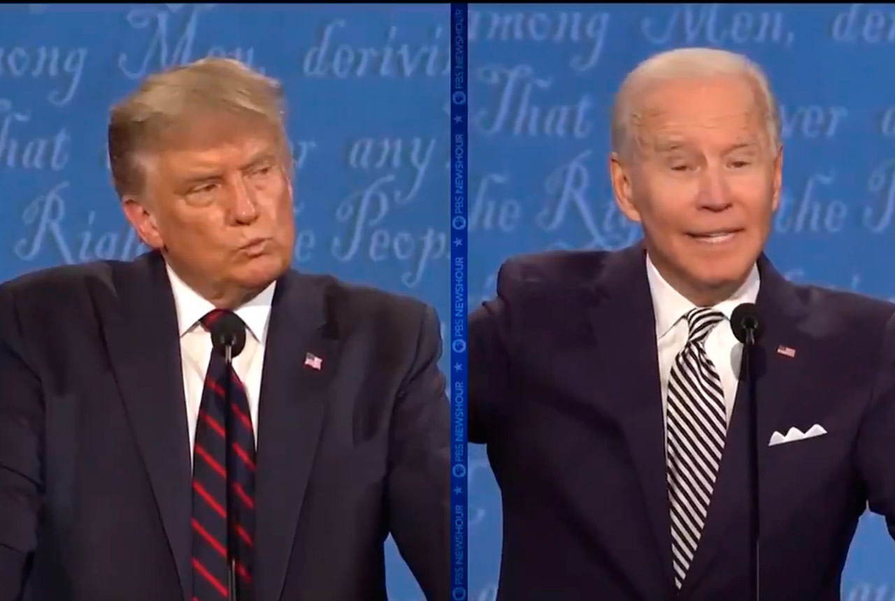 Debate Donald Trump vs Joe Biden
